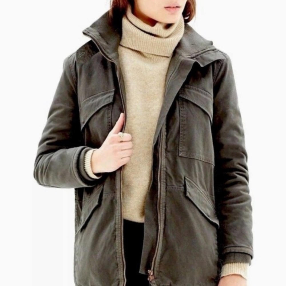 Madewell Modern Military Jacket olive Cargo size xs